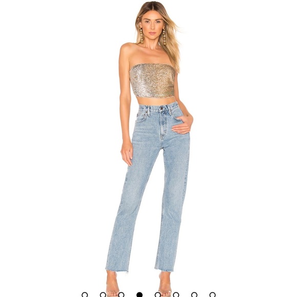 Womens AGOLDE Cherie High Rise Straight in Merit Jeans - Picture 1 of 11